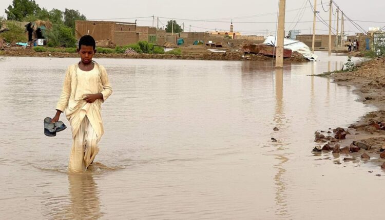 الكارثة الطبيعية في السودان