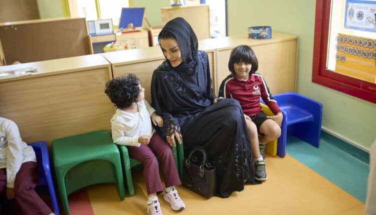 مغذى زيارة الشيخة موزا
