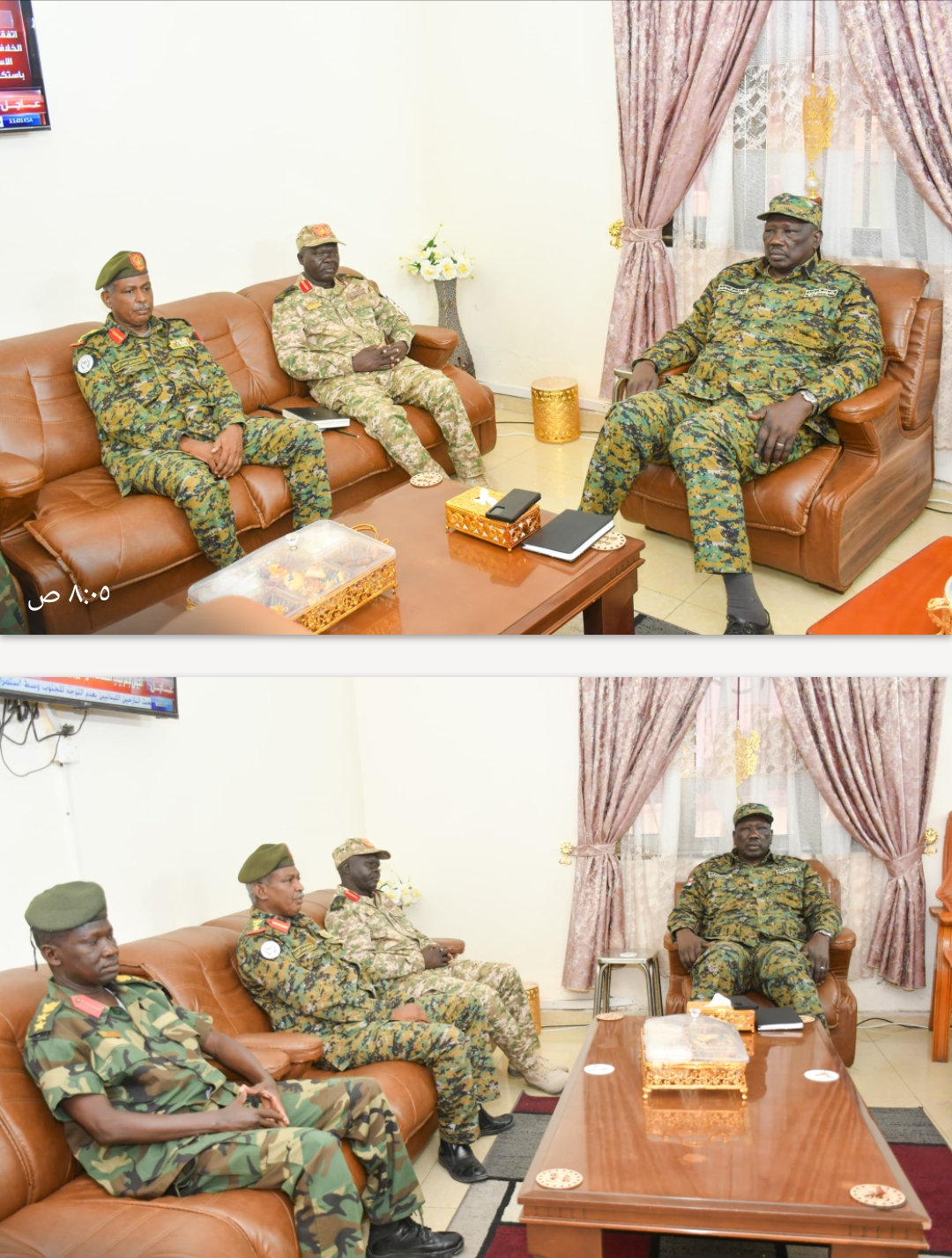 السودان – والي إقليم النيل الأزرق يجتمع مع وفد لجنة الترتيبات الأمنية بالمنطقة